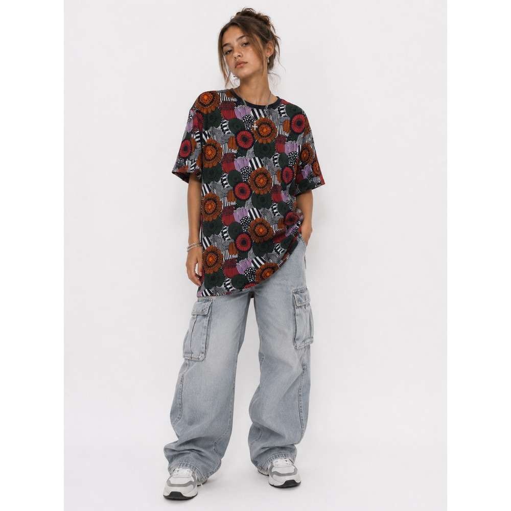 Marimekko Uniqlo Floral T Shirt Dress‎ Kids 11 12 Mod Scandi Streetwear Designer